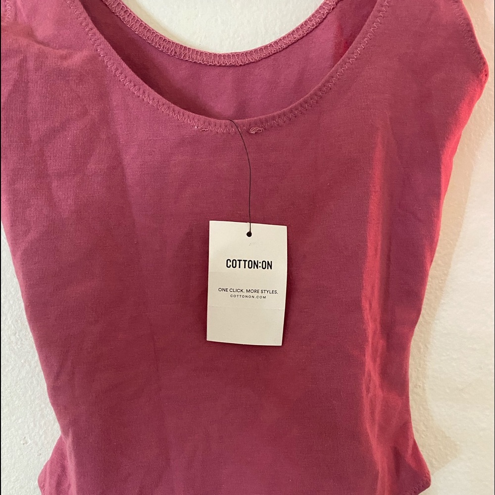 PINK COTTON ON BODYSUIT